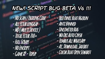 Script BetaMD V6 || No Scan/Pairing Code || Tembus Wa Ori & Business || Kenon Work✅ || Support Panel