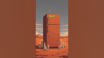 How to Build a Refrigerator from Clay in a Post Apocalyptic World #shorts #science