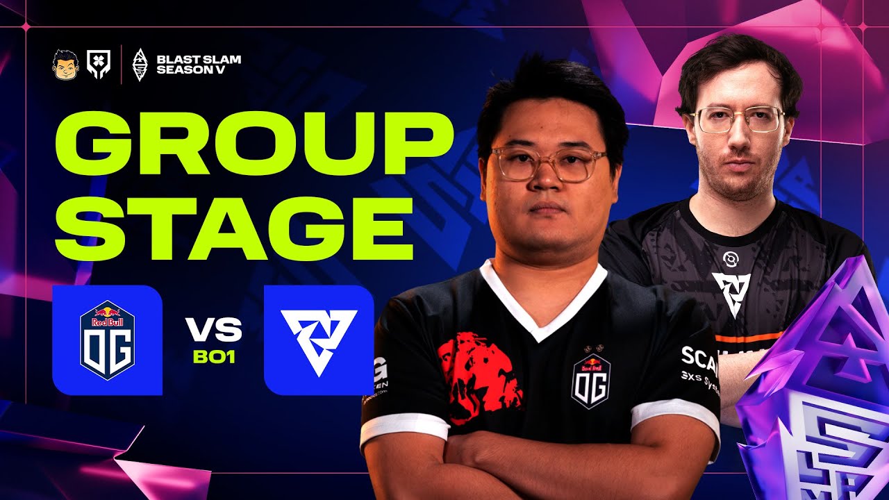 Full Game: OG vs Tundra Esports - Game 1 (BO1) | Blast Slam V Group stage