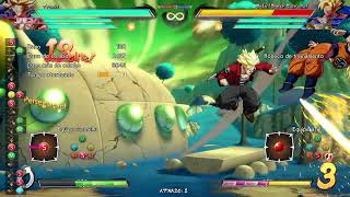 [DBFZ] Trunks Flip Kiblast Loop Corner Combo
