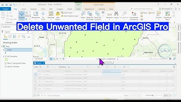 Velden uit een attributentabel in ArcGIS Pro verwijderen