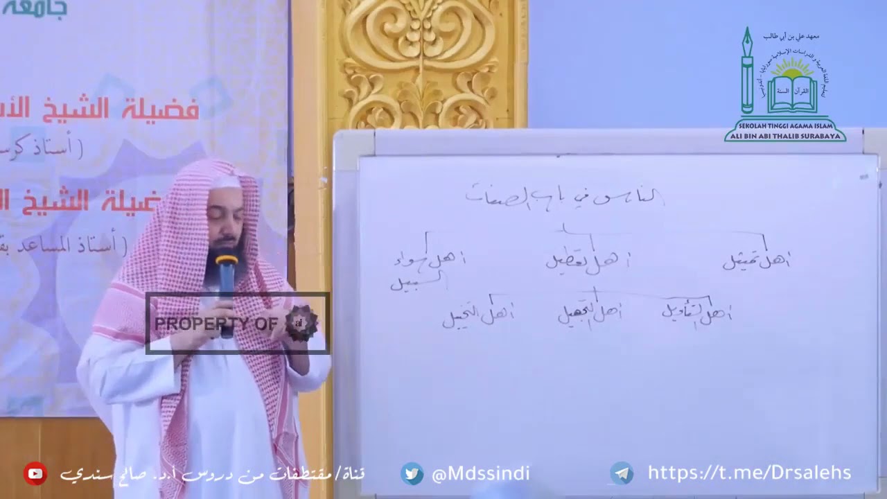 الناس في باب الأسماء والصفات I أ.د. صالح سندي.