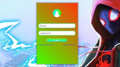 sidee loo sameeyaa login form HTML | CSS