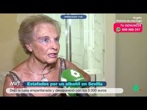 Un albañil estafa a una mujer de 78 años en Sevilla: desapareció con 5.400 euros - MVT