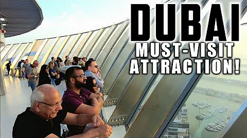 [4K] Best Scenic Tourist Attraction in DUBAI! VIEW AT THE PALM JUMEIRAH! Full Tour!