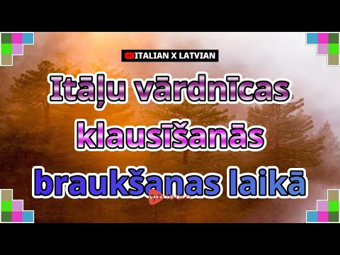 Itāļu vārdnīcas klausīšanās braukšanas laikā | Golearn