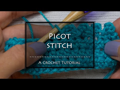 Picot Stitch Video Tutorial by Crystalized Designs