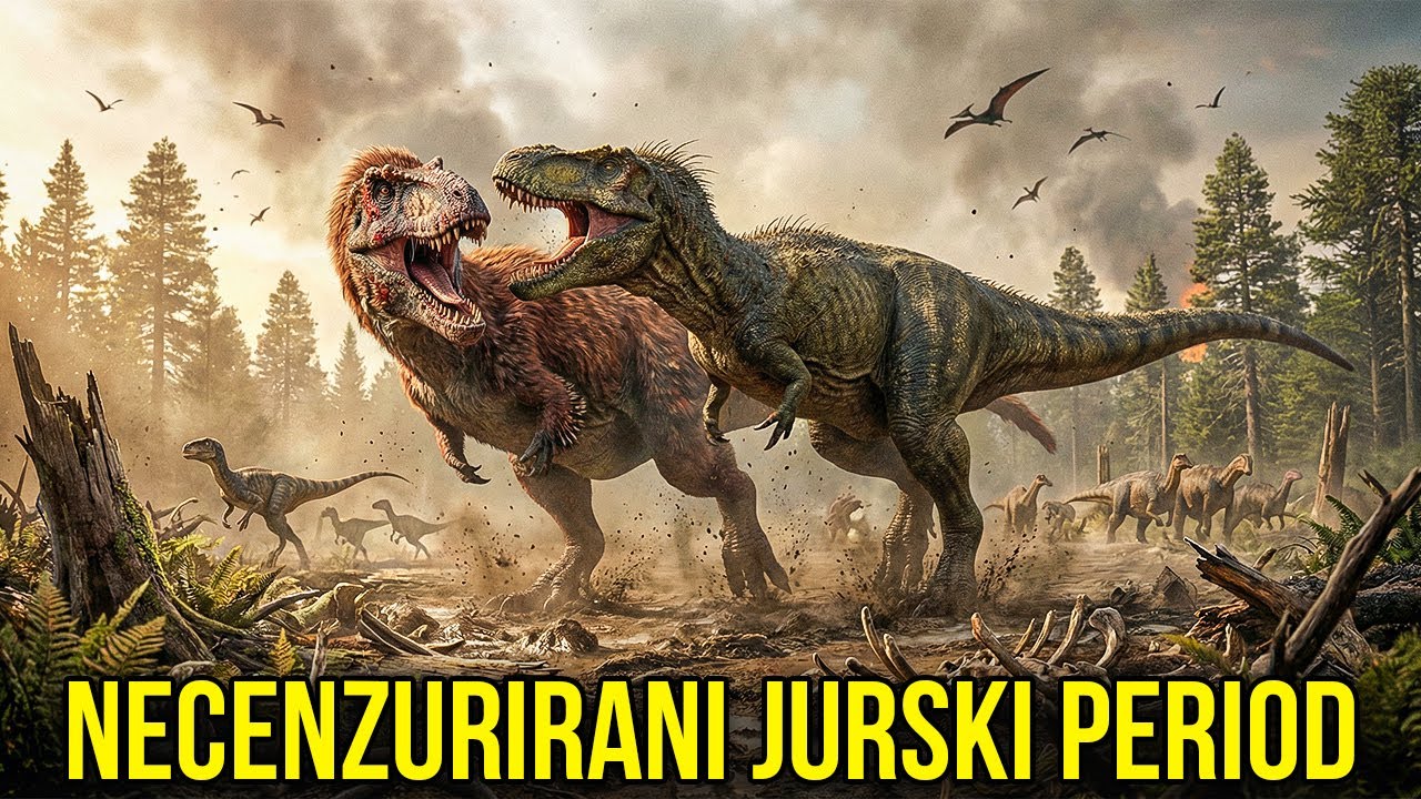 JURA BEZ CENZURE: PRAVI život dinosaura kakav još niste vidjeli | 4K dokumentarac