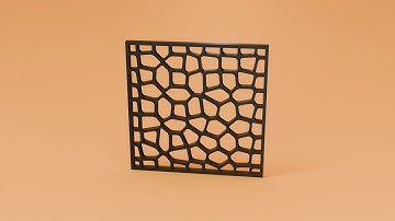 Voronoi pattern generator in Qt C++ & candle holder using SolidWorks