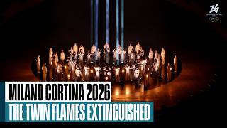 twin olympic flames extinguished verona arena
