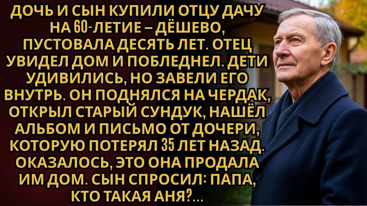 Дети Подарили Отцу Дачу На Юбилей. Он Поднялся На Чердак И Нашёл ТО, Что Искал 35 Лет...