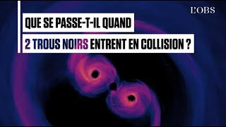 La Nasa révèle le ballet de deux trous noirs en collision