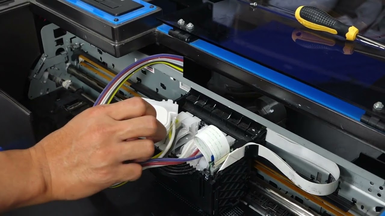 Tinta Tidak Keluar Di Salah Satu Chanel Atau Putus   Putus