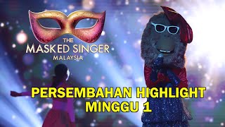 Minggu 1 | Highlights & Komen Juri Persembahan The Masked Singer Malaysia Musim 3