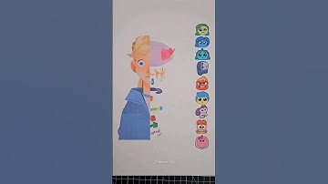 Inside Out 2 Emotions drawing matching puzzle🧩 #viral #shorts