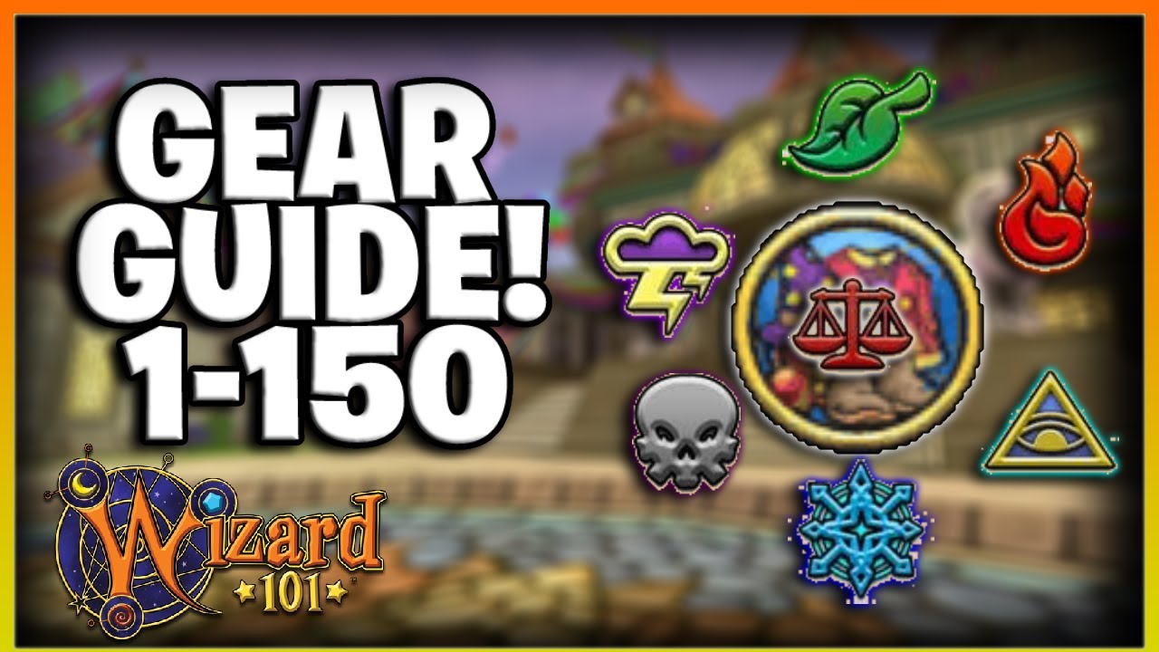Wizard101-BEST GEAR From LVL 1-150!!
