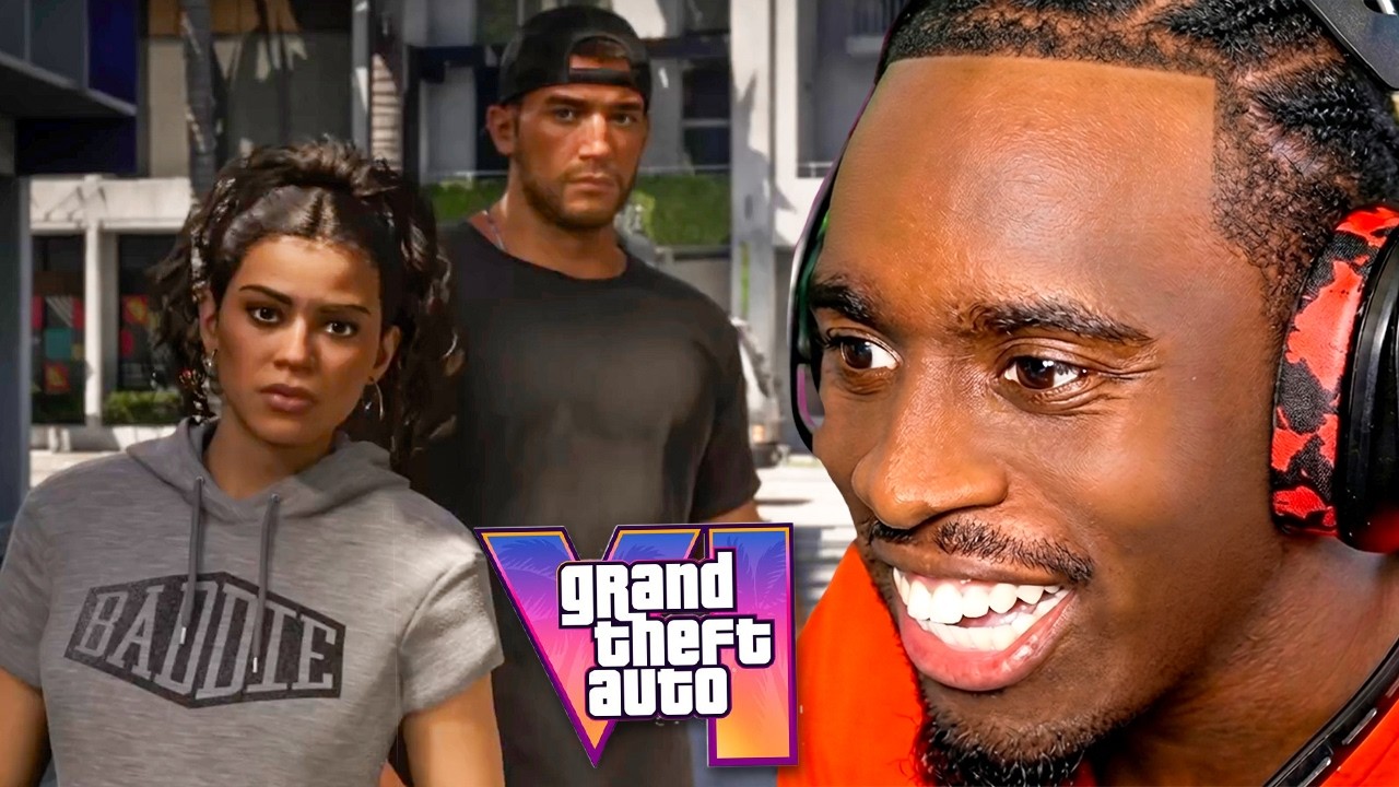 Kai Cenat Reacts to Grand Theft Auto 6 Extended Look!