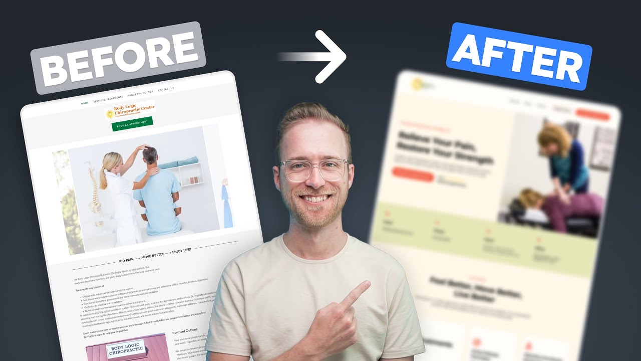 TRANSFORM Your Chiropractic Website: BEFORE and AFTER