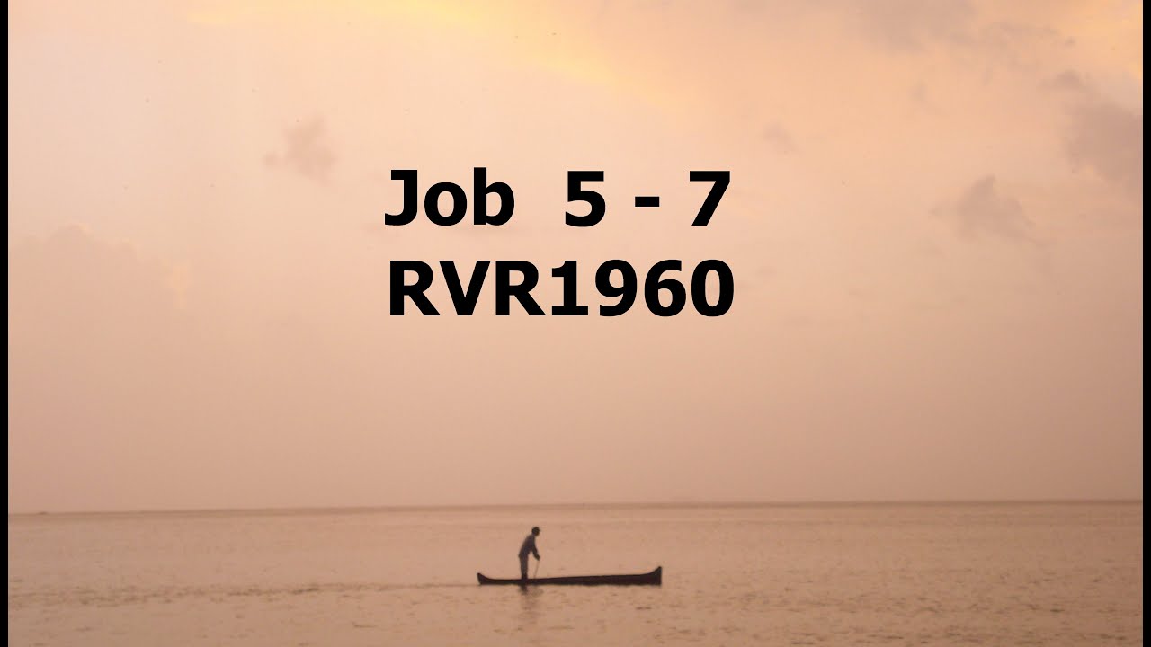 La Biblia hablada/ Job 5 7 YouTube