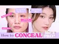 Why my ACNE, DARK CIRCLES, SMILE LINES still SHOW UP under my CONCEALER? How to CONCEAL EFFECTIVELY