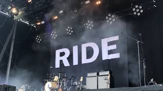 Ride coming up on stage (♪Integration Tape) @Common People Oxford 27 May 2018