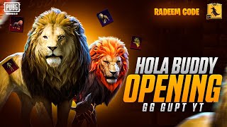 New Hola Buddy Crate Opening - New Hola Buddy Spin - Lion Hola Buddy Opening - Pubg Mobile