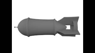 Cartoon Aerial Bomb 3D model from CGTrader.com