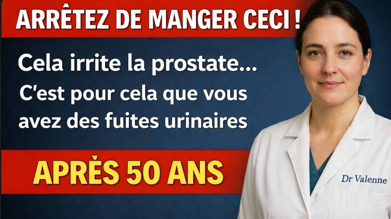 Urologue conseille : arrêtez de manger ceci,  c’est pour cela que vous avez des fuites urinaires.