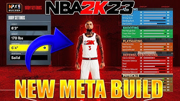 *NEW* META ALL AROUND PF BUILD NBA 2K23! BEST BUILD IN NBA 2K23