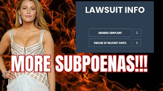 BLAKE TRIES TO TAKE DOWN CREATOR OF THELAWSUITINFO.COM !!! MORE SUBPOENAS!
