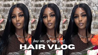 COME WITH ME TO MY HAIR APPOINTMENT! EP. 3 | 5X5 CLOSURE WIG INSTALL | WEST KISS HAIR | CACHEAMONET