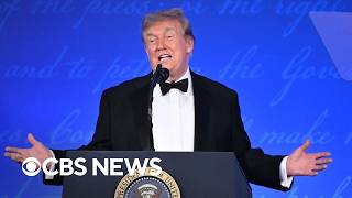 Trump takes swings at journalists at White House Correspondents' Dinner