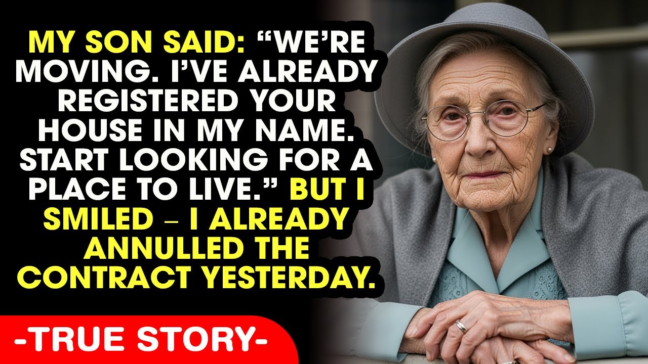 My Son Said. “I’ve Already Registered Your House In My Name. Start Looking For A Place To Live.”