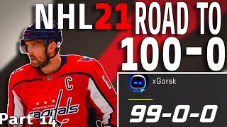 NHL 21 - Road To 100-0 Online Versus Part 14 (99-0-0)