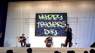 Hazir, Solleh, Izat and Aidil - Teacher's Day 2005