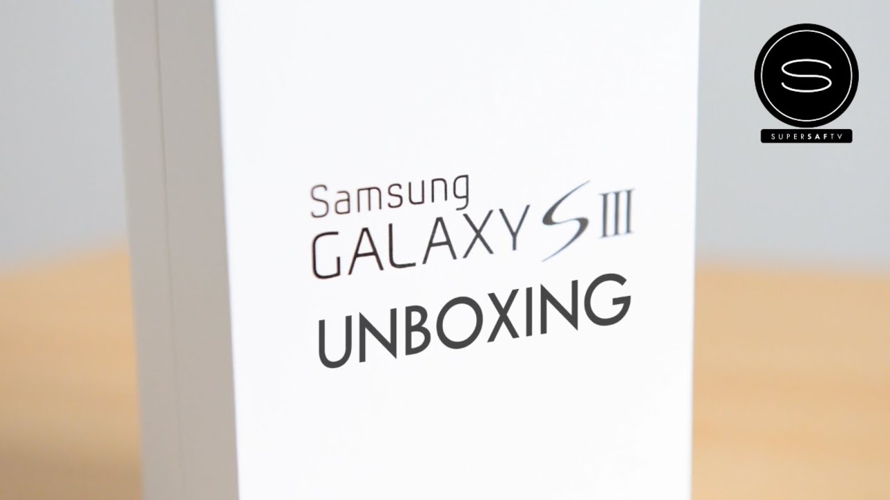 Samsung Galaxy S3 UK Unboxing (S III)
