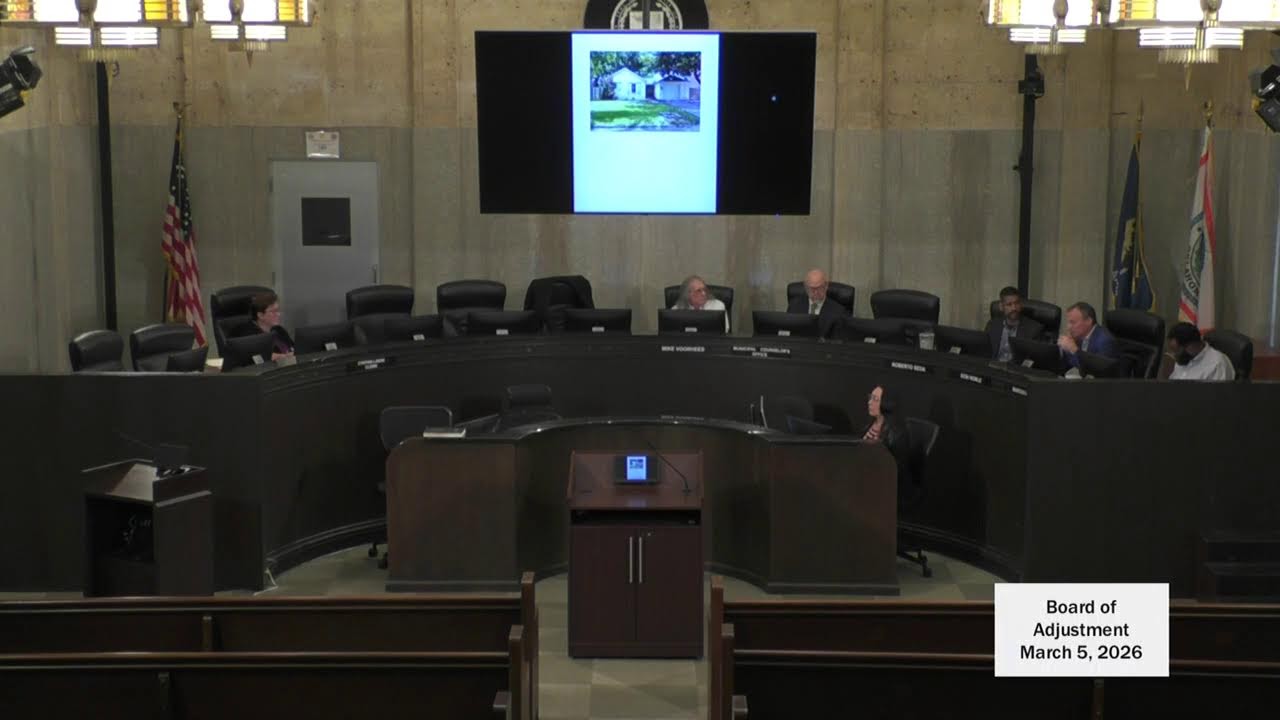 Oklahoma City Board of Adjustment - March 5, 2026