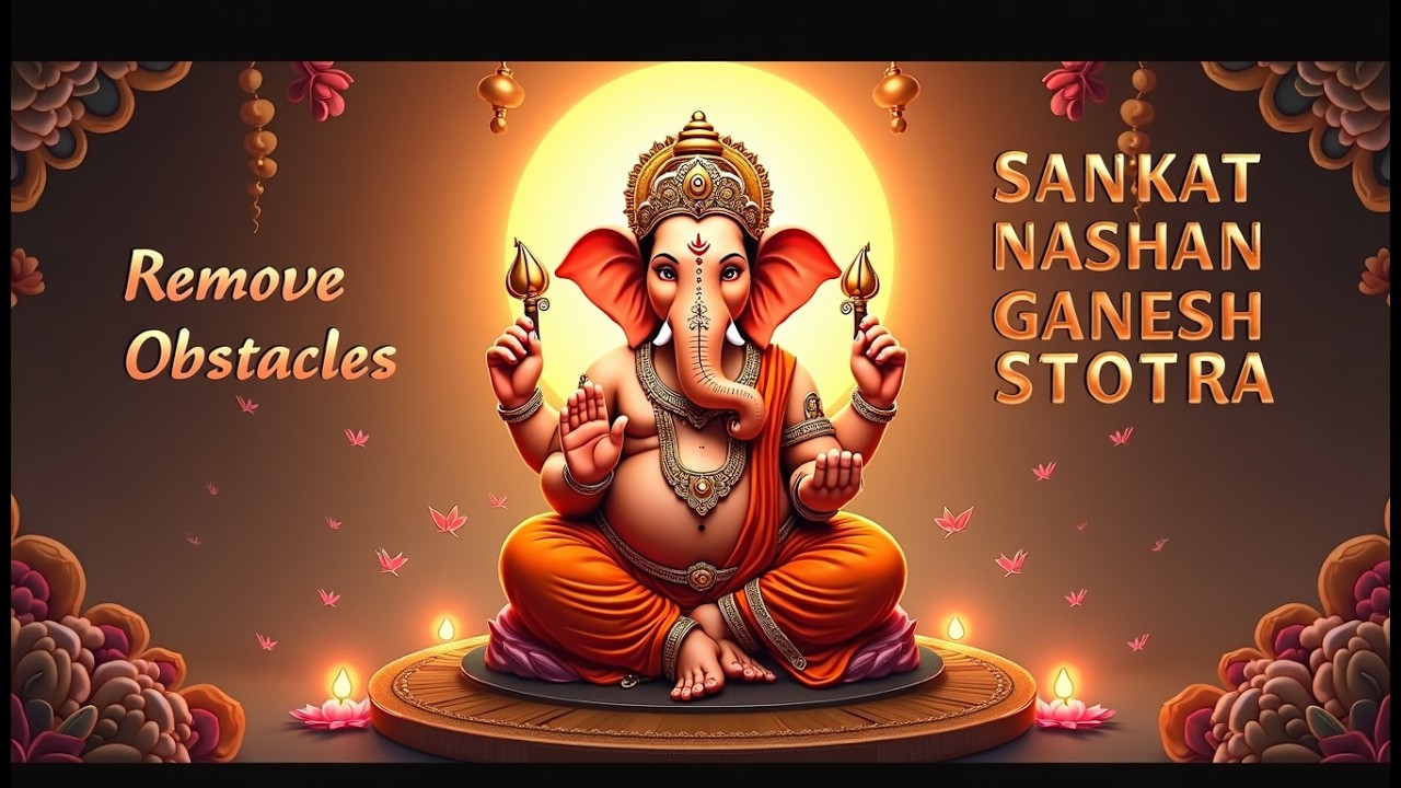 संकटनाशन गणेश स्तोत्र | Powerful Chant for Removing Obstacles & Bringing Blessings | Must Watch