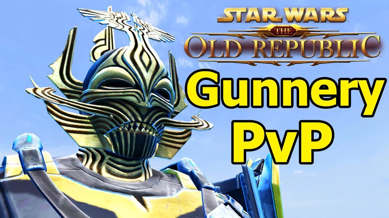 SWTOR: Gunnery Commando PvP - Almost Lost Mid! (Level 70)