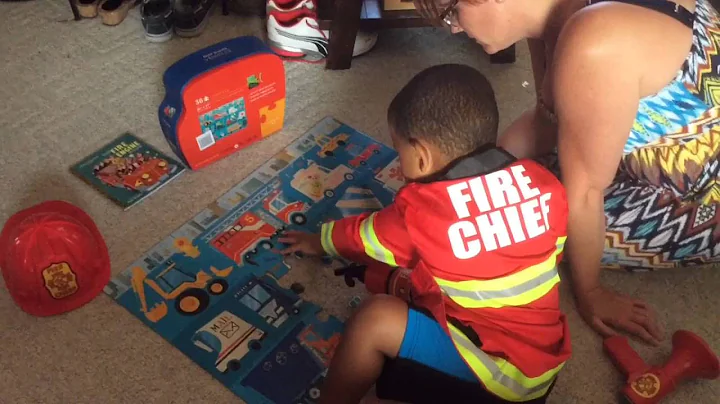 A Boy Meets a Fireman Friend