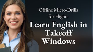 Offline Micro-Drills for Flights: Learn English in Takeoff Windows screenshot 2