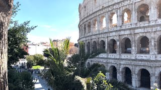 Walking in Rome (From Colle Oppio Park to Colosseum) 18 Mar 2023 [4K HDR]