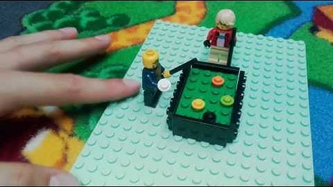 Lego billiard table /stop motion+TUTORIAL