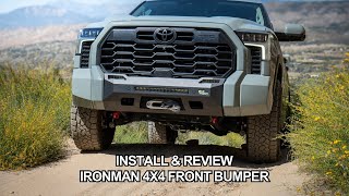 Ironman 4x4 Bumper, Install & Review For 3rd Gen Tundra