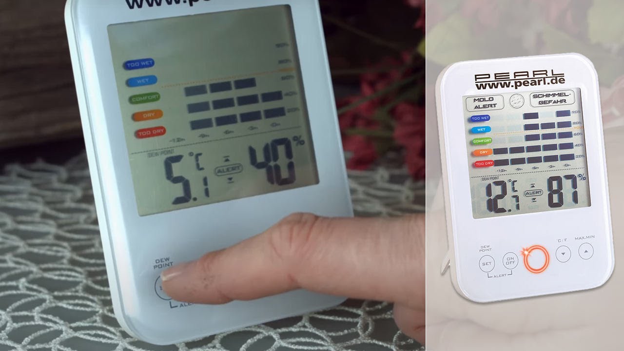 NC7431 HYGROMETRE THERMOMETRE DIGITAL YouTube