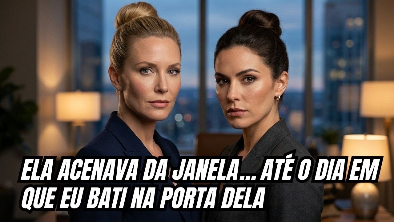 Ela acenava da janela… até o dia em que eu bati na porta dela