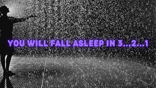 Heavy Rain & Distant Thunder on Empty Road , Rainfall for Relaxing, Sleeping Deeply, Insomnia