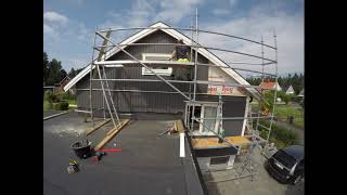 TIMELAPSE House makeover. Windows and panel change