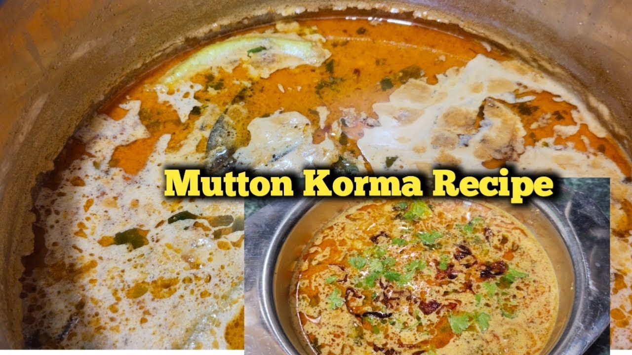 Hyderabad mutton korma Recipe 👌||How to make Hyderabad mutton Korma recipe|| Fast and Easy Method 🫰.