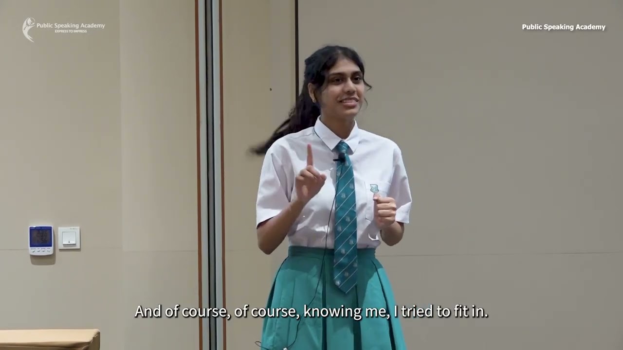 6th Place Winner, 2025 Secondary - National Public Speaking Competition | Harshini, Swiss Cottage